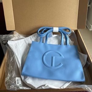 Telfar Medium pool blue currently sold out